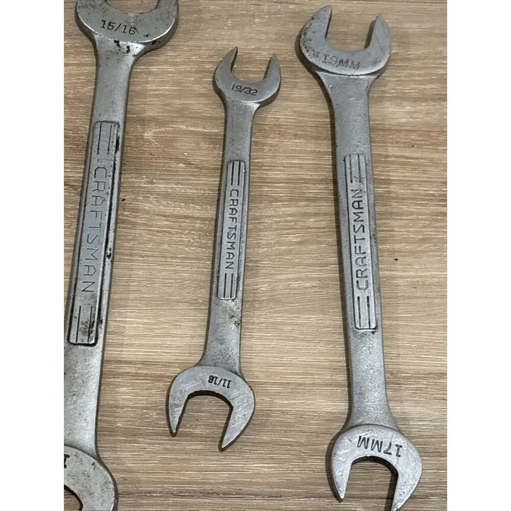 Craftsman Wrenches Set Of 5 Combination Made In USA